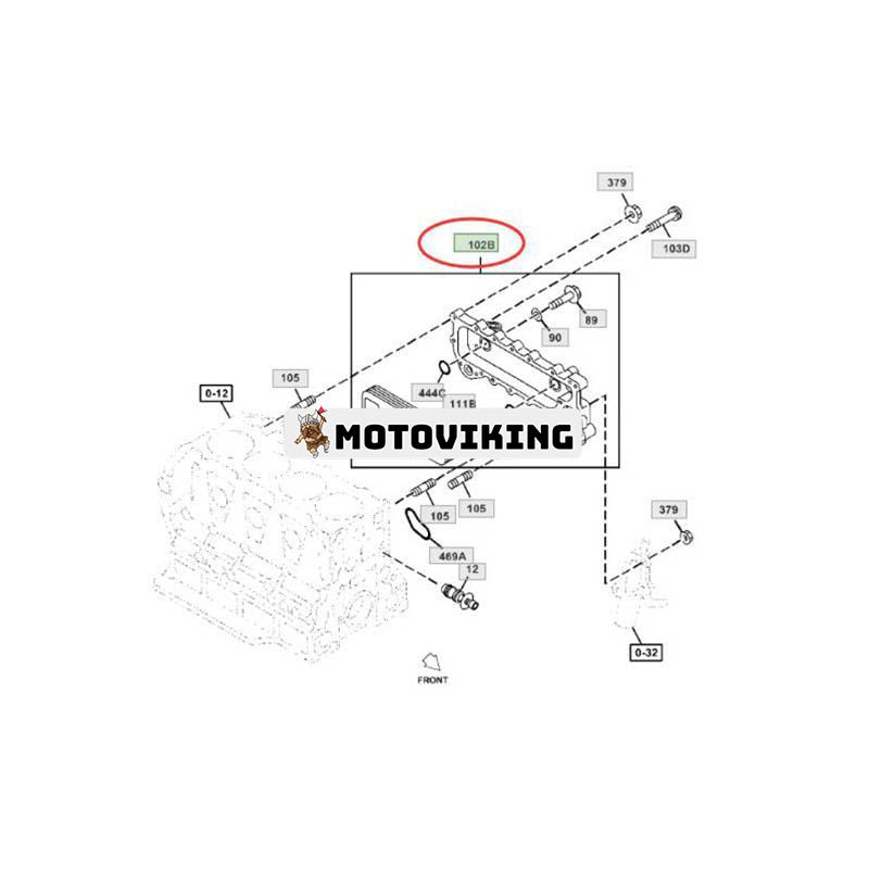 Oljekylare och kåpa 8980853125 8973341002 för Isuzu Engine 4HK1 John Deere Grävmaskin 245GLC 225DLC 230GW 220DW 190GW 190DW