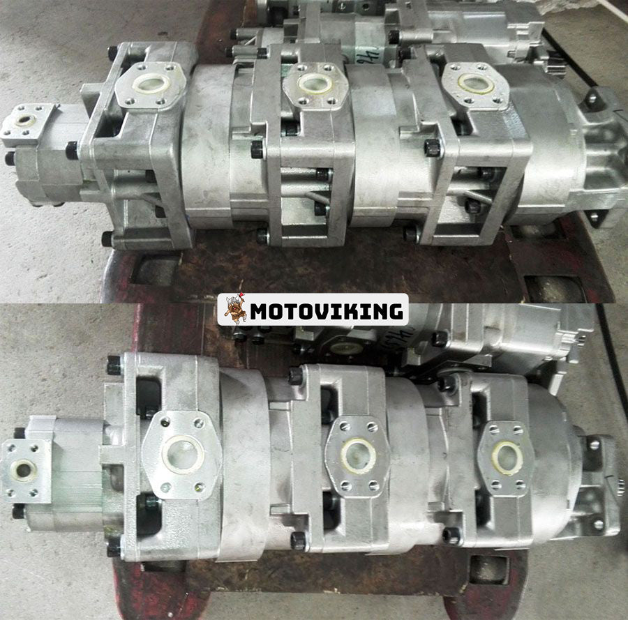 För Komatsu hjullastare WA200-6 WA200PZ-6 Hydraulisk kugghjulspump 705-56-26090