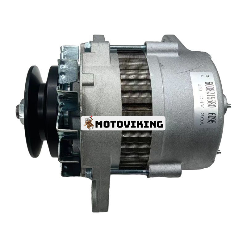 24V Generator 600-821-6120 för Komatsu Engine 4D105-3 4D95L-1 6D105-1 Grävmaskin PC130F-7 PC200-5 PC220LC-5