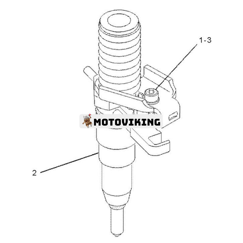 MotoViking Injector 173-4647 för Caterpillar CAT Engine 3126