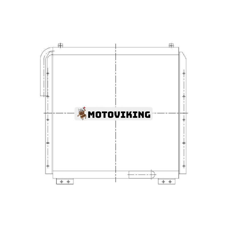 Oljekylare 2452U433S11 för Kobelco SK400 SK400LC grävmaskin