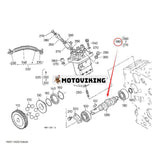 Bränslekamaxelenhet 16861-16020 för Kubota Engine D722 D902