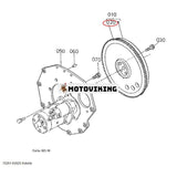 Svänghjul Ring Gear 15261-63820 15262-63820 för Kubota Engine D1105 Traktor B1550D B1750D B4200D B5200D B6200D B7200D