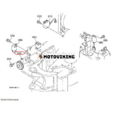 12V Horn Assy RD408-53360 RD809-53710 för Kubota KX41-3 KX91-3 L3240 L3540 L5240 L5740