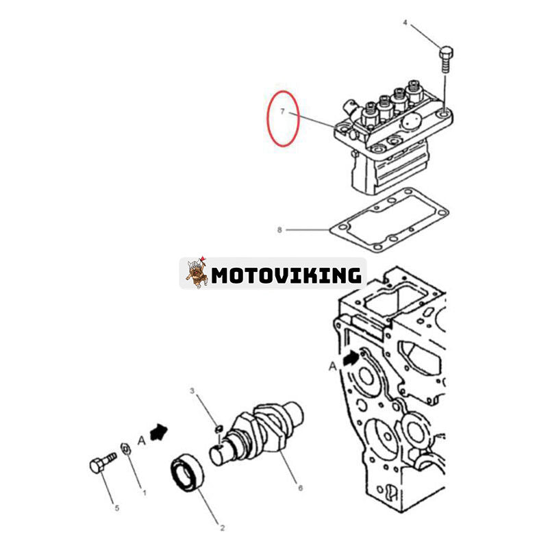 Bränsleinsprutningspump 213-8281 för Mitsubishi Engine S4L2 Caterpillar CAT Grävmaskin 304CR