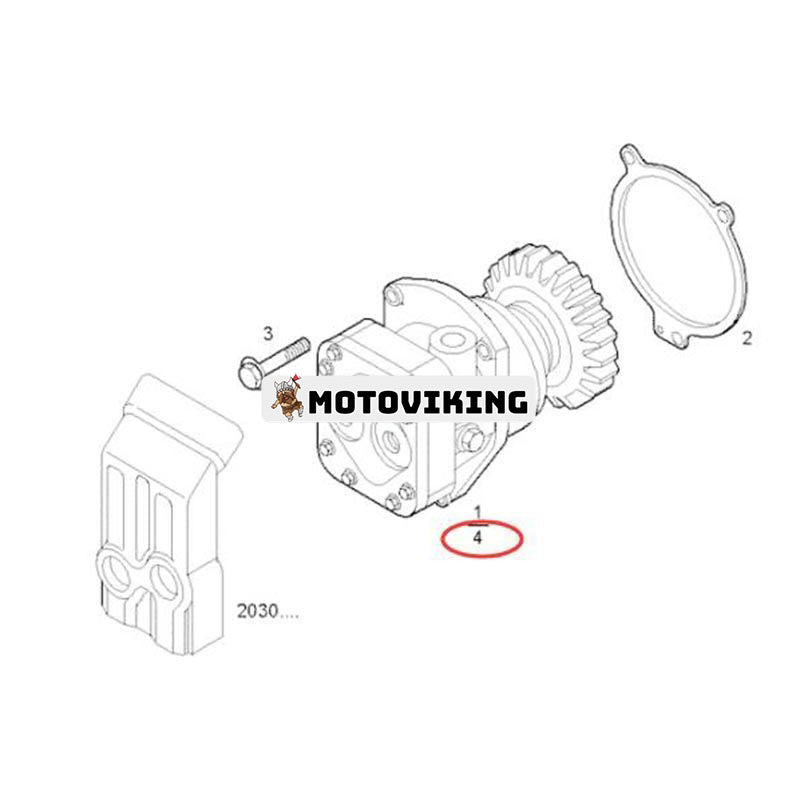 Bränslepump 504066263 för CASE Truck 327B 330B 335 335B 340 340B Traktor STX380 STX430 STEIGER 380 385 430 435 485