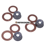 3-cylindrig injektortätningssats med värmesköld för Kubota-motor D722 D902 D1005 D1105 D1703 Bobcat-lastare S100 S150 S160 S175 S185 S70