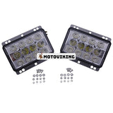 2st 6"x4" LED-strålkastare främre huvljus AL152328 för John Deere traktor 5225 5325 5425 5525 5625 6120 6330 6415 6420 6430 6615 6715