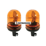 2st Rotary Beacon Light Amber AZ101891 AZ44705 för John Deere 5020 6010 6020