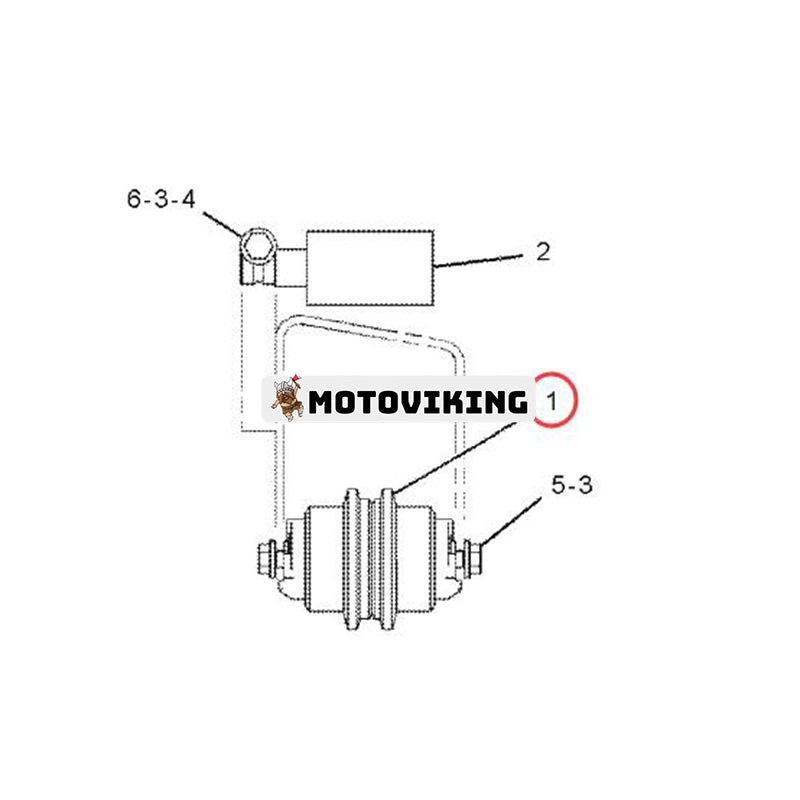 Bandrulle 265-7674 för Caterpillar CAT grävmaskin 304CCR 305CCR 305DCR