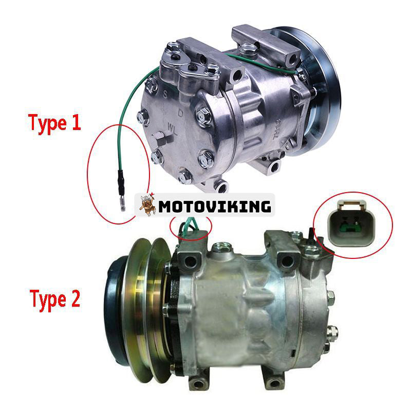 24V SD7H13 A/C-kompressor 189-2746 för Caterpillar CAT-motor 4M40 3064 3066 Grävmaskin 308C 314C 321C