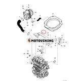 Avgasljuddämpare 7175098 7141744 för Bobcat A770 S750 S770 S850 T750 T770 T870 Lastare