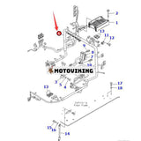 Intern kabin ledningsnät 20Y-06-31110 för Komatsu grävmaskin PC200-7 PC200LC-7 PC210-7 PC210LC-7 PC270-7 PC270LC-7L