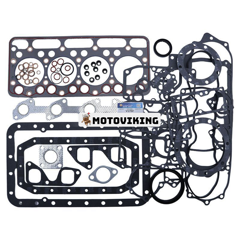 Översynspackningssats för Kubota V1702 V1702B motor KH90 Bobcat 743 733 grävmaskin