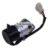 12V Stoppmagnetventil 16271-60012 16271-60013 för Kubota D1105 Motor BX2200D BX23D BX2670 KX41-2 KX61-2 KX71 KX91-2 F2400 FZ2100 R2110 ZD1 R3