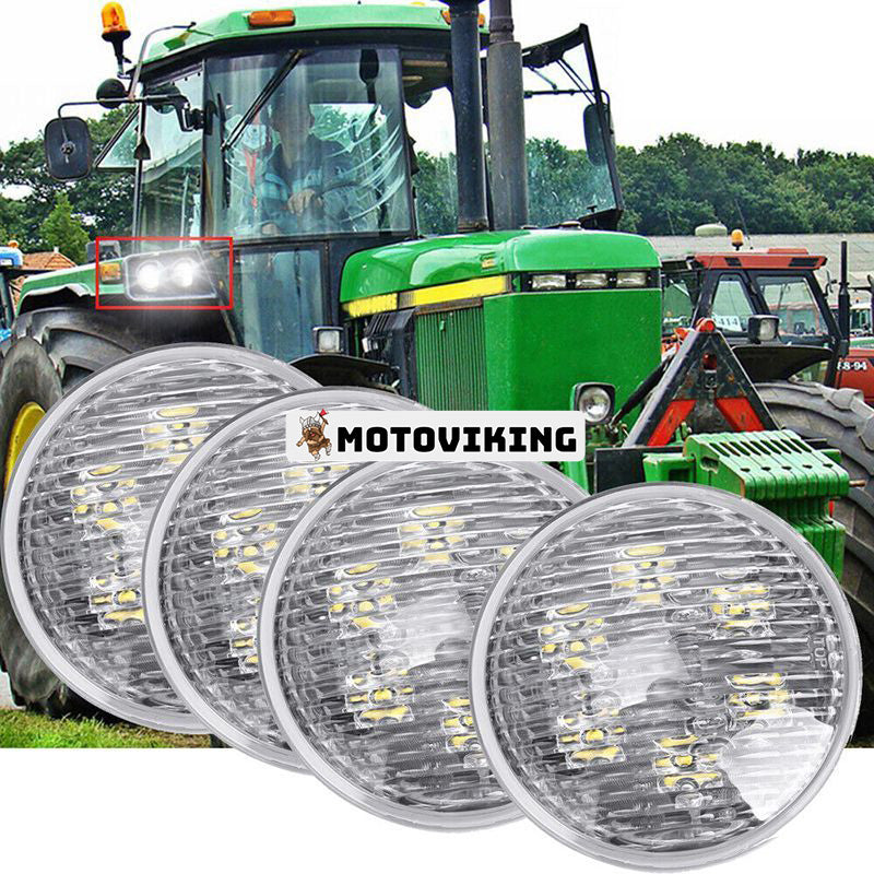 4st 4,5" LED-skärmarbetsljus för John Deere traktor 2520 3020 4020 4055 4255 4455 4555 4755 4955