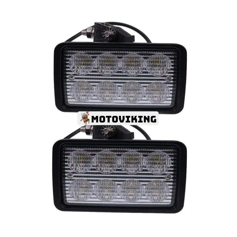 2 st LED arbetsljus R54412 178345A1 för CASE 5140 MX135 5220 5230 MX100 590 5240 5120 MX110 5250 5130 MX120