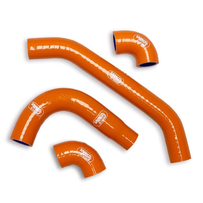 Samco Slang Kit Ktm Hsq 250/300 Sx 23-24 Oem 4 Delar Kit Orange Ktm-132 Eller