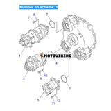 För Komatsu dumper HM300-1 HM300-1L HM300TN-1 Hydraulisk växelpump 705-56-34550