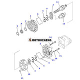 För Komatsu Dump Truck HD785-7 Hydraulpump 705-52-42220