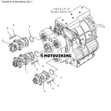 För Komatsu Dump Truck HD605-7 HD465-7 Hydraulpump 705-52-31170