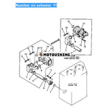 För Komatsu Grävmaskin PW60-1 Hydraulpump 705-52-20010