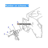 För Komatsu hjullastare WA500-1 WA500-3 motor SA6D140 Hydrauloljepump 6211-51-1000 6211-51-1100 6211-51-1001 6211-51-1003