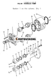 För Komatsu Bulldozer D60A-8 D65A-8 D65E-8 D65P-8 Hydraulisk växelpump Ass'y 07441-67500 07441-67502 07441-67503