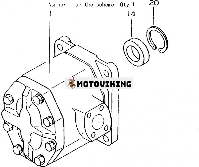 För Komatsu Rörläggare D155C-1 D155C-1P D155C-1P-ZZ D355C-3 Hydraulpump 07436-66101 07436-66102