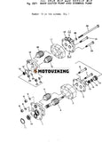 För Komatsu Bulldozer D50A-16 D50P-16 D50PL-16 Huvudkopplingspump Styrpump 07426-71400