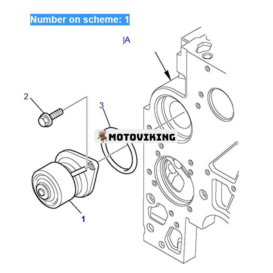 För Komatsu Loader WB93R-5 WB93S-5 WB97R-5 WB97S-5 WH609-1 WH613-1 WH713-1 WH714-1 WH716-1 Vattenpump EA504062854 EA4891252