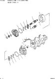 För Komatsu hjullastare WA380-DZ-3 WA380-3 Hydraulpump 705-11-38240