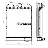 För Doosan Grävmaskin DH220-3 Vattentank Radiator ASS'Y