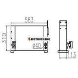 För Lonking LG6060D Hydrauloljekylare