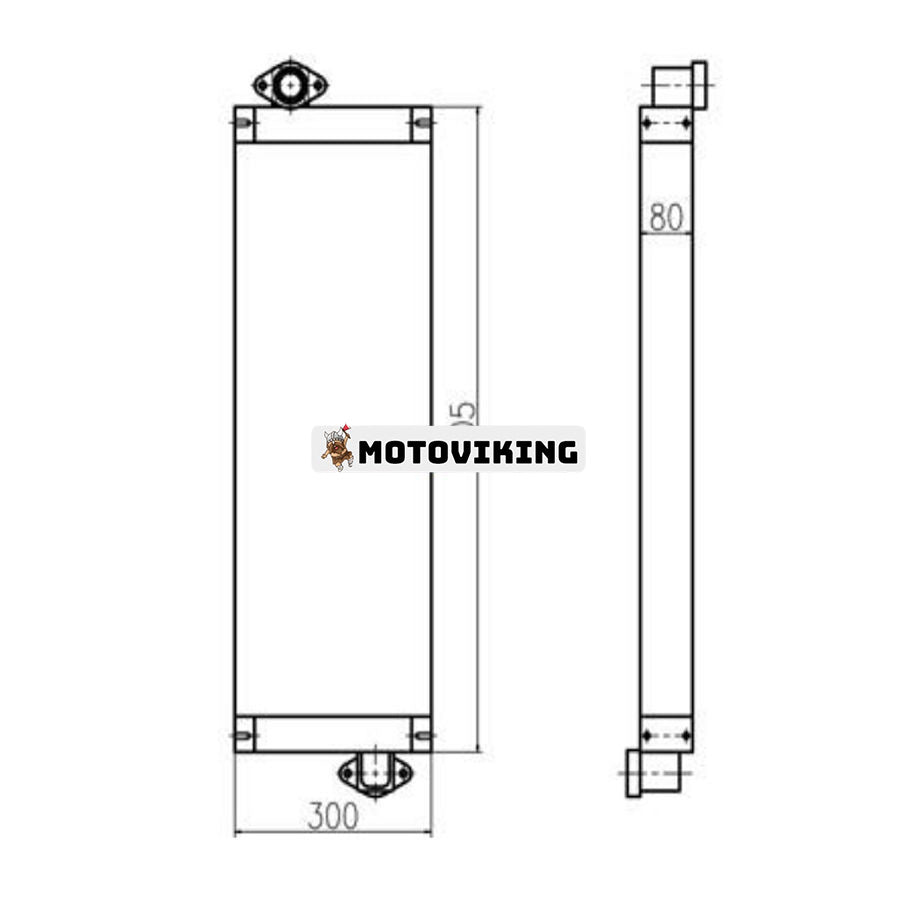 För Kobelco Grävmaskin SK150-8 Hydraulisk oljekylare