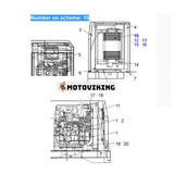 Oljekylare 21U-03-31132 21U-03-31131 för Komatsu grävmaskin PC28UU-3 PC27MRX-1 PC27MR-1 PC30UU-3 PC30MRX-1 PC30MR-1