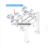 För Komatsu grävmaskin PC600-8 PC800-8 PC850-8 Hydrauloljekylare 209-03-41130