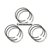 För Hitaci grävmaskin EX50UR Isuzu Engine 3AB1 Kolvring 5-12121010-0 3 enheter 1 set