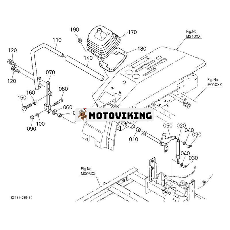 2 ST Gasdämpare K3111-42750 för Kubota ZD18 ZD21 ZD28 ZG222 ZG222SA ZG227A ZG227A-3 ZG227L ZG227LA ZG227LA-3