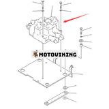 Styrventil 709-12-13100 709-12-13101 709-12-13102 för Komatsu WF450 WA450 WA450L WA470