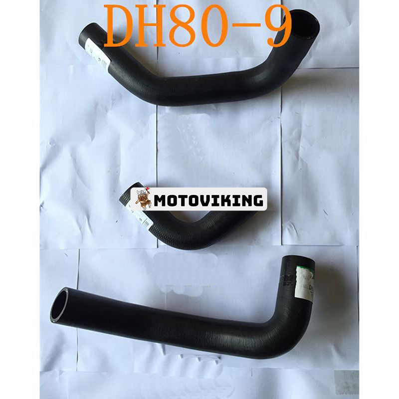 1 set vattenslang för Doosan Daewoo grävmaskin DH80-9