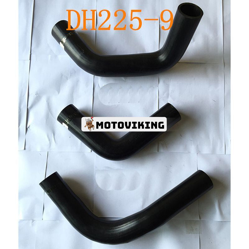 1 set vattenslang för Doosan Daewoo grävmaskin DH225-9