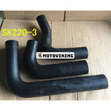 1 set vattenslang för Kobelco grävmaskin SK220-3