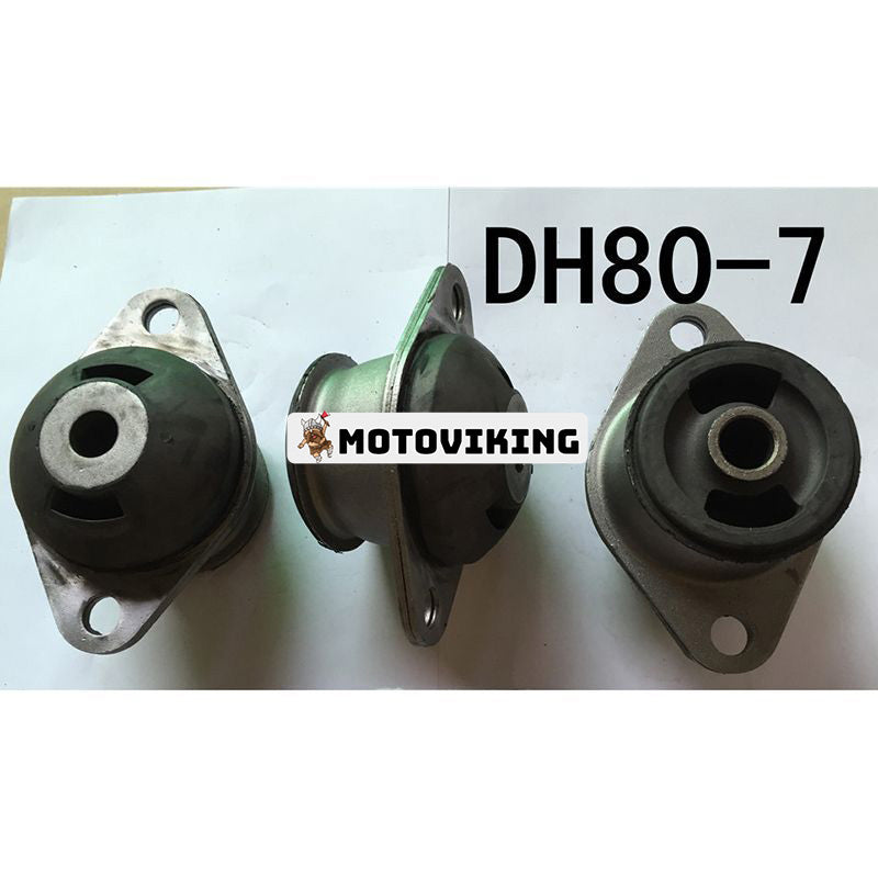 1 set monteringsgummikuddefötter stötfångare för Daewoo Doosan grävmaskin DH80-7