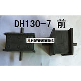 1 set monteringsgummikuddefötter stötfångare för Daewoo Doosan grävmaskin DH130-7