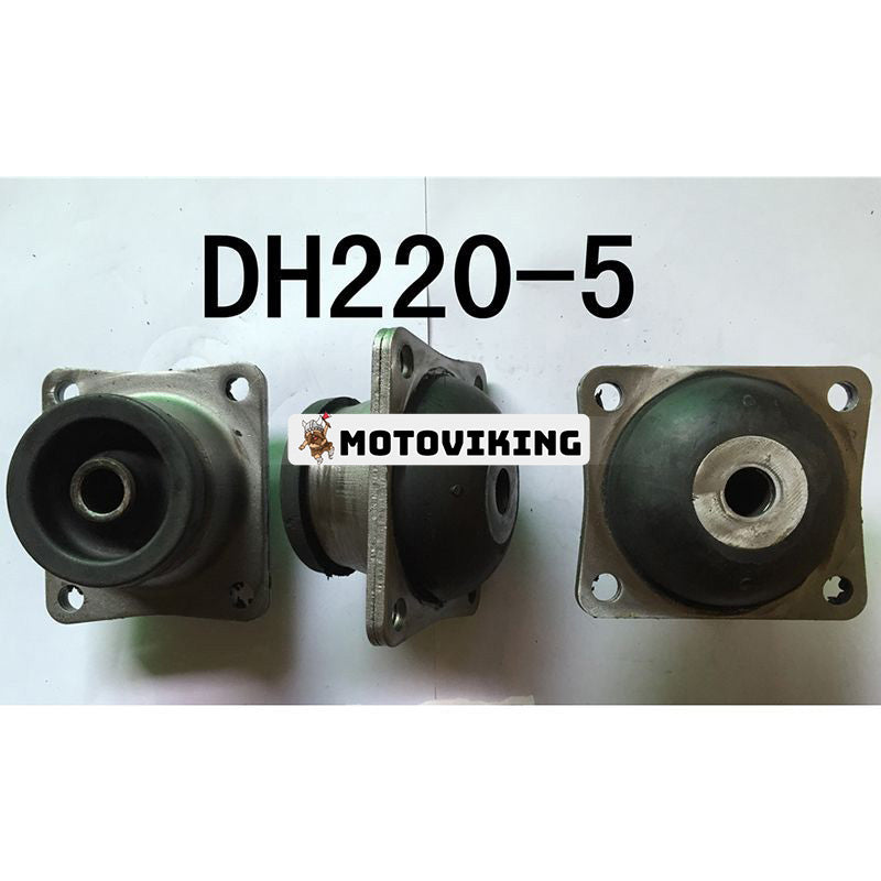 1 set monteringsgummikuddefötter stötfångare för Daewoo Doosan grävmaskin DH220-5