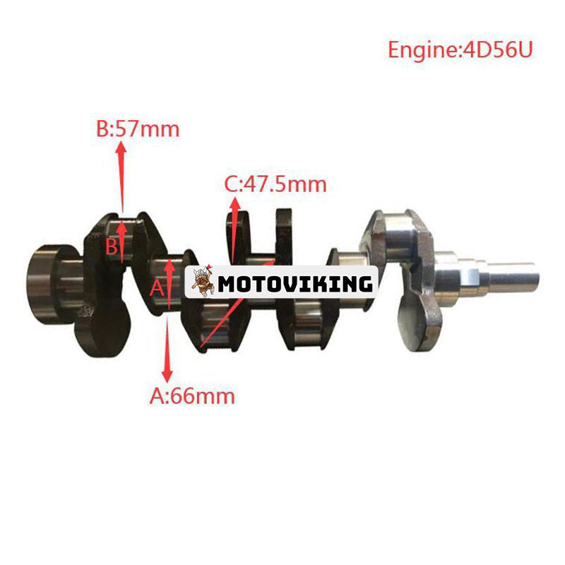 Vevaxel för Mitsubishi Engine 4D56U