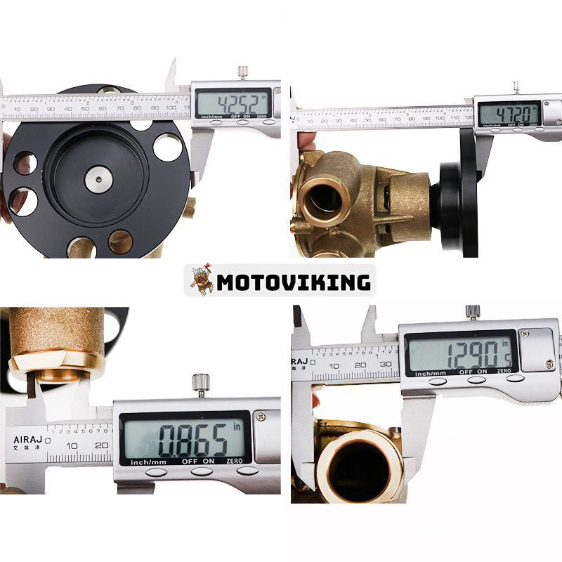 Havsvattenpump 3860703 857451 för Volvo Penta 430A 430B 500A 501A 571A 572A 740A Ford 302 351 Chevy 305 350 454 Motor