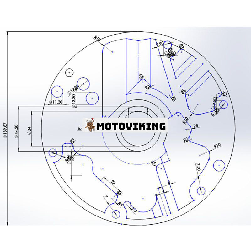 Oljepump VOE11716780 för Volvo BL60 BL60B BL61 BL61B BL61PLUS BL70 BL70B BL71 BL71B BL71PLUS