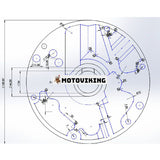 Oljepump VOE11716780 för Volvo BL60 BL60B BL61 BL61B BL61PLUS BL70 BL70B BL71 BL71B BL71PLUS